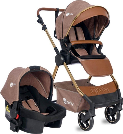 4 Baby Bagi Gold Premium Travel Sistem Bebek Arabası Kahve