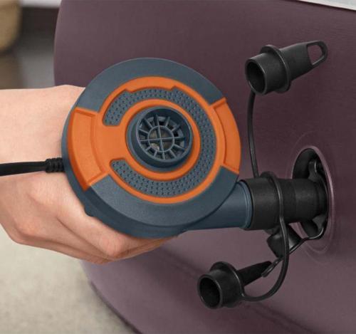 Şişme Yatak & Havuz Şişirmek ve İndirmek için 220V Elektrikli Pompa