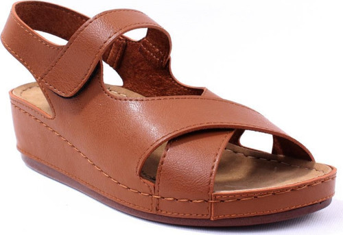 DZA37-1810 Taba Günlük Ortopedik Kadın Sandalet