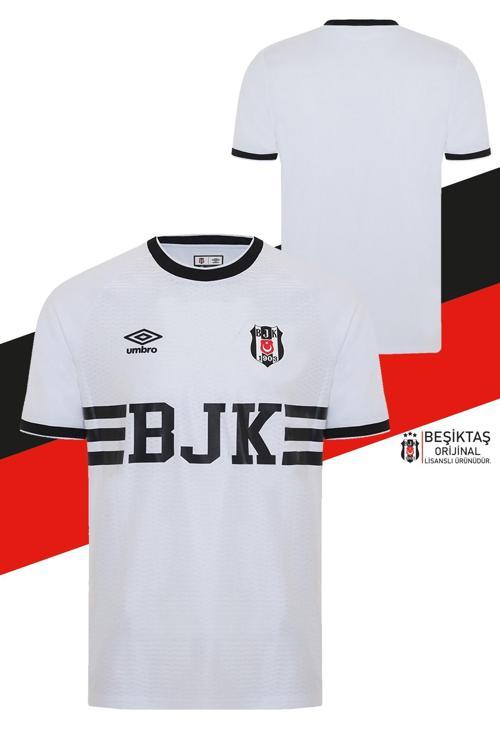 Bjk Frm 003 Beşiktaş Orijinal Lisanslı Nostalji Beyaz Bjk Forma