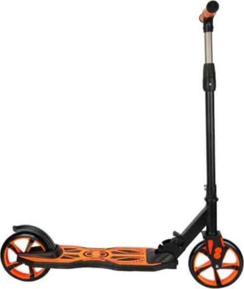 Katlamalı 2 Tekerlekli Dev Teker Scooter (+12 Yaş) Tekerlek Çapı 20cm Turuncu