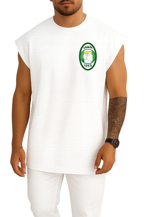 Oversize Al Ahli Sc Saudi Cep Tasarımlı Unisex Spor Atlet