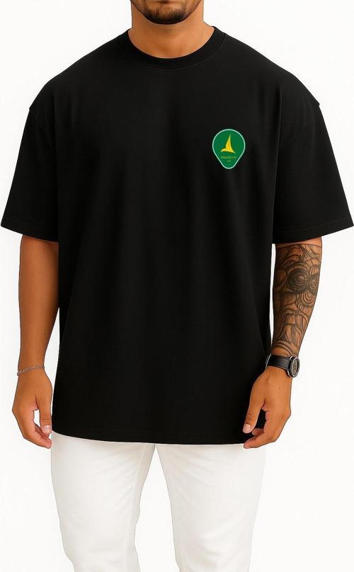 Oversize Khaleej Fc Saudi Cep Tasarımlı Unisex T-Shirt