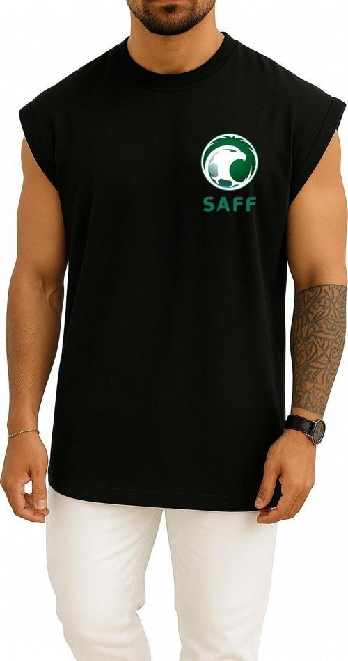 Oversize Saudi Arabia National Football Team Cep Tasarımlı Unisex Spor Atlet