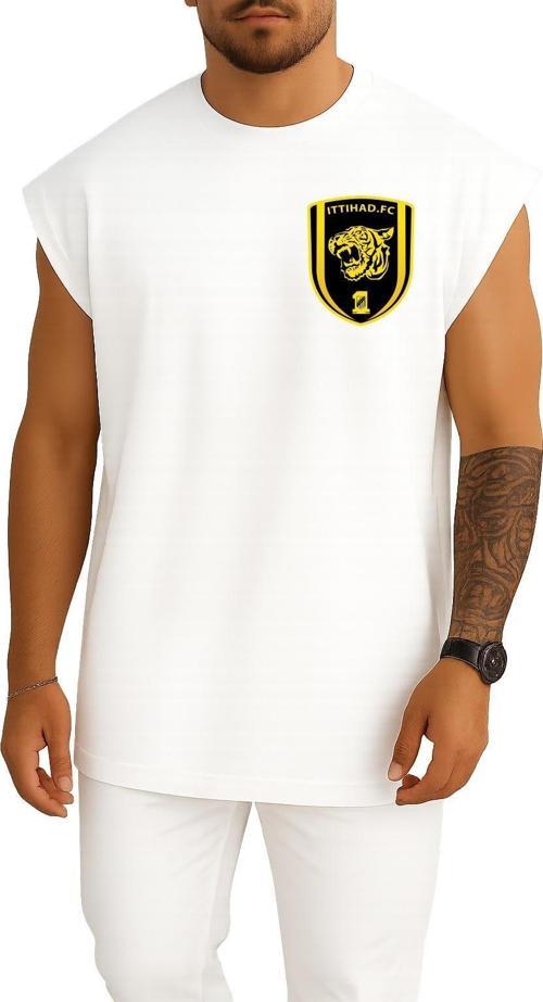Oversize Al-Ittihad Club Cep Tasarımlı Unisex Spor Atlet