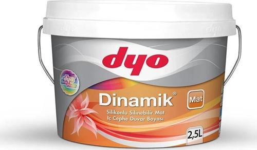 2,5LT DİNAMİK MAT SİLİKONLU SİLİNEBİLİR İÇ CEPHE DUVAR BOYASI (0723)