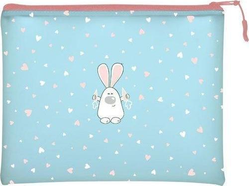 14-005/05 Fermuarlı Dosya 'Bunny', Sılıcone, А5+. 26 Х 20 См