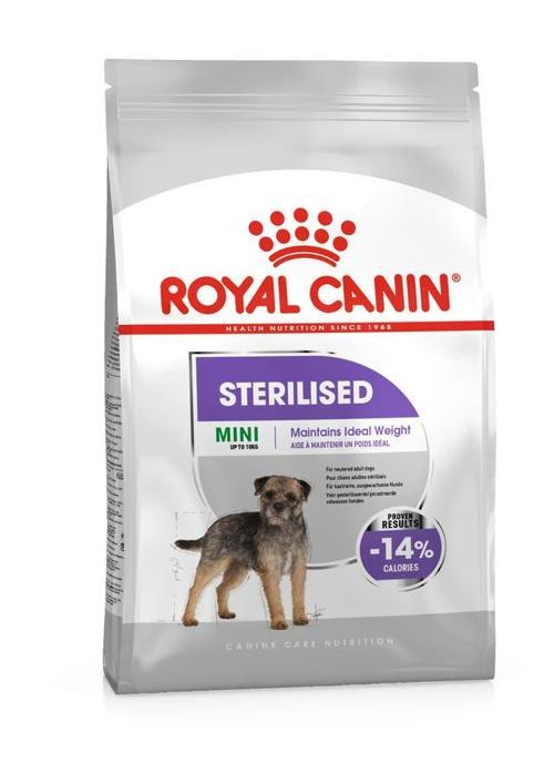 Mini Sterilised Kısırlaştırılmış Köpekler için Yetişkin Köpek Maması 3 kg
