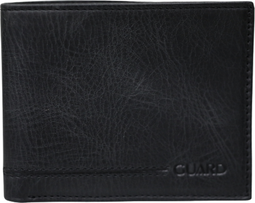 Siyah Crazy Klasik Hakiki Deri Erkek Cüzdanı P171