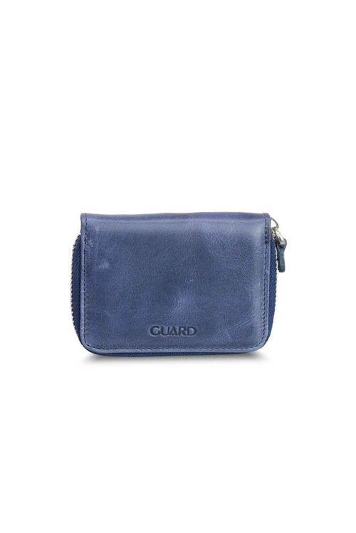 Antik Lacivert Mini Unisex Bozuk Paralıklı Cüzdan Hakiki Deri P2269