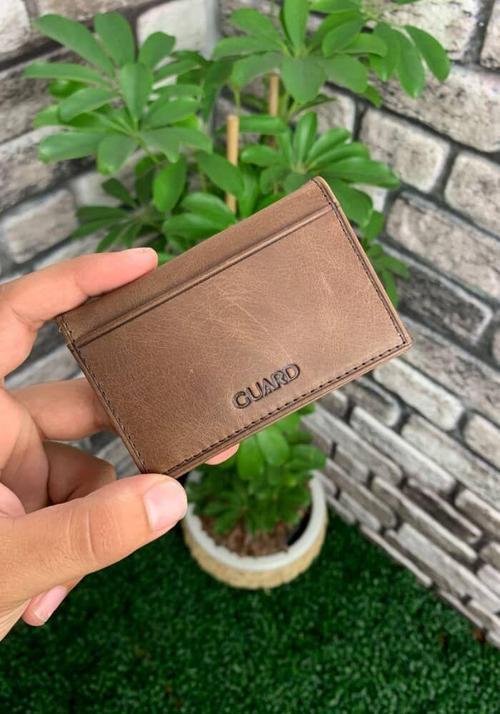 Antik Kahverengi Hakiki Deri Kartlık Erkek / Kadın P1169