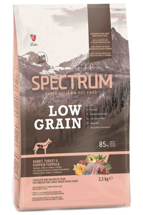 Low Grain Ml Breed Tavşan&hindi&balkabaklı Orta Irk Yetişkin Köpek Maması 2,5 Kg