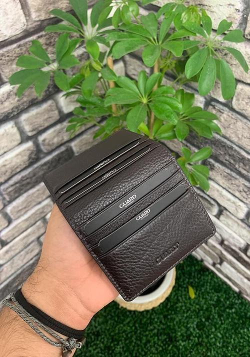 Kahverengi Patlı Tasarım Hakiki Deri Kartlık Erkek / Kadın P5239