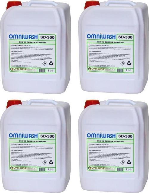 Omniwash SD-300 Ihlamur Oda ve Çamaşır Parfümü 5 Litre 4 Adet