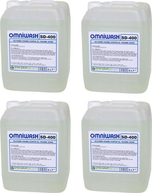 SD-400 5000ml Hijyenik Köpük Sıvı El Sabunu 4 Adet