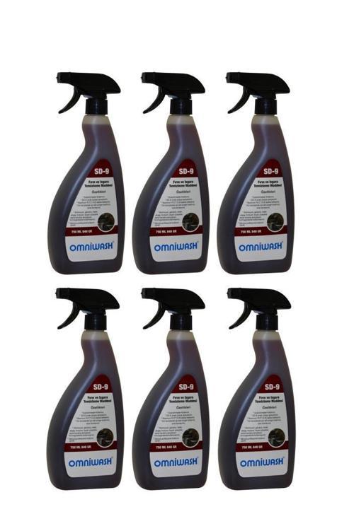Sd-9 750ml Yağ Sökücü Fırın ve Izgara Temizleme Maddesi 6 Adet