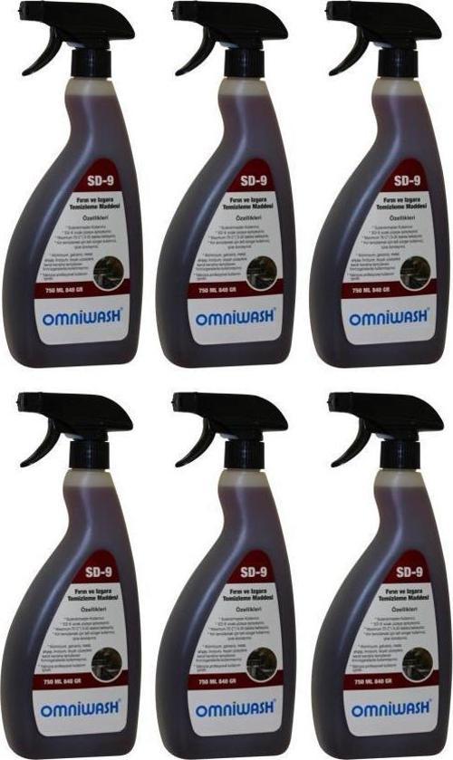Sd-9 750ml Yağ Sökücü Fırın ve Izgara Temizleme Maddesi 6 Adet