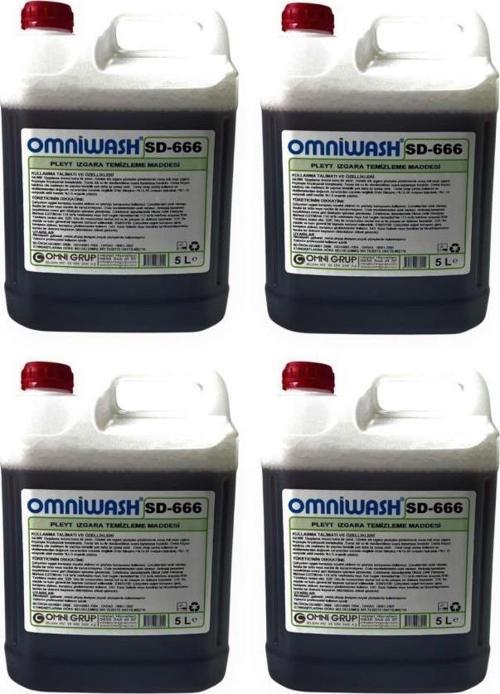 Sd-666 Pleyt Izgara Temizleme 5000 ml 4 Adet