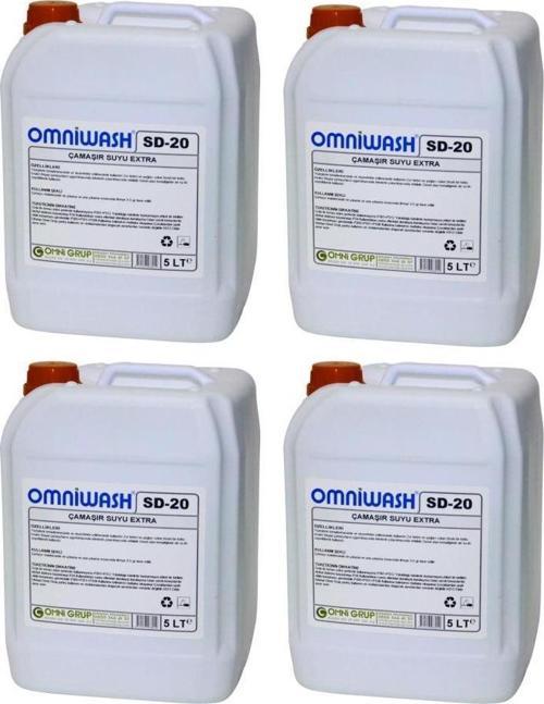 SD-20 Çamaşır Suyu Extra 5000ml 4 Adet