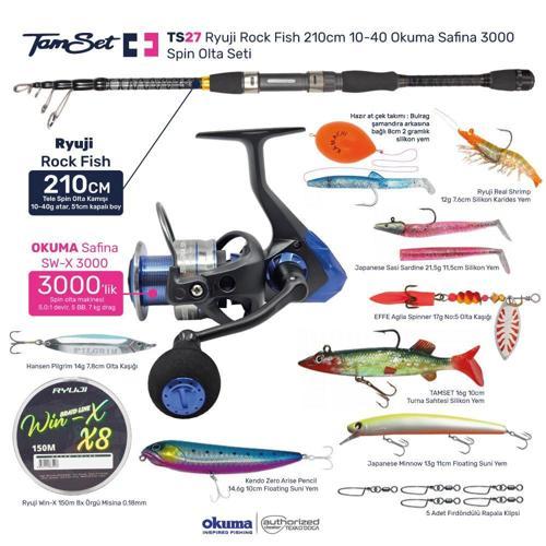 Safina 3000 Rock Fish 210cm Spin Olta Takımı Seti TS27