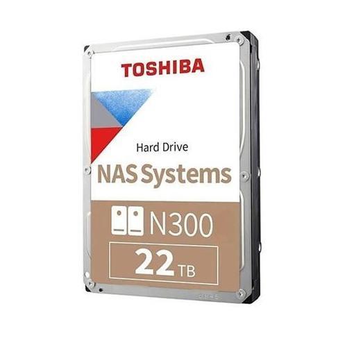 TOSHIBA HDWG62CUSZVA N300 3.5" 22TB 7200rpm 512MB Sata 7/24 NAS Harddisk