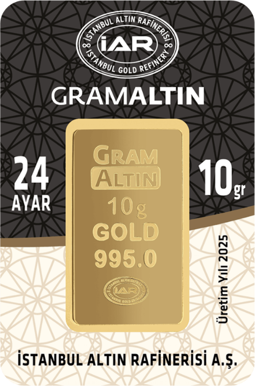 10 GRAM 24 AYAR İAR GRAMALTIN