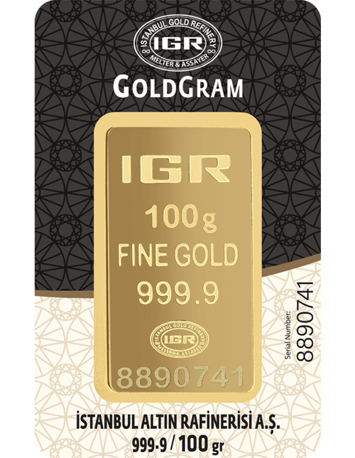 100 GRAM 24 AYAR İAR GRAMALTIN
