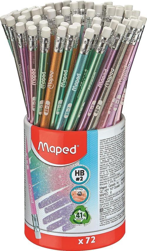 Black Pep'S HB Deco Glitter Silgili Kurşun Kalem Kavanoz (72 Li Paket) 851805
