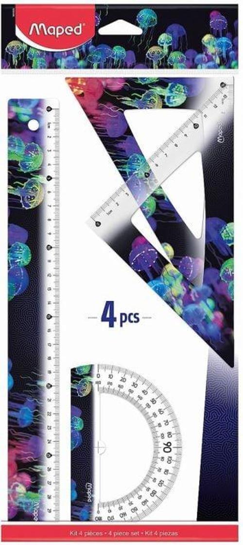 Deepsea 4 Lü Cetvel Çizim Seti 30Cm 981833