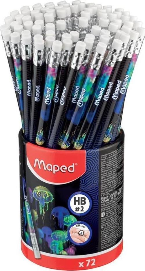 Black Pep'S Deepsea Paradise Silgili Kurşun Kalem HB 72'Li Kavanoz 851810