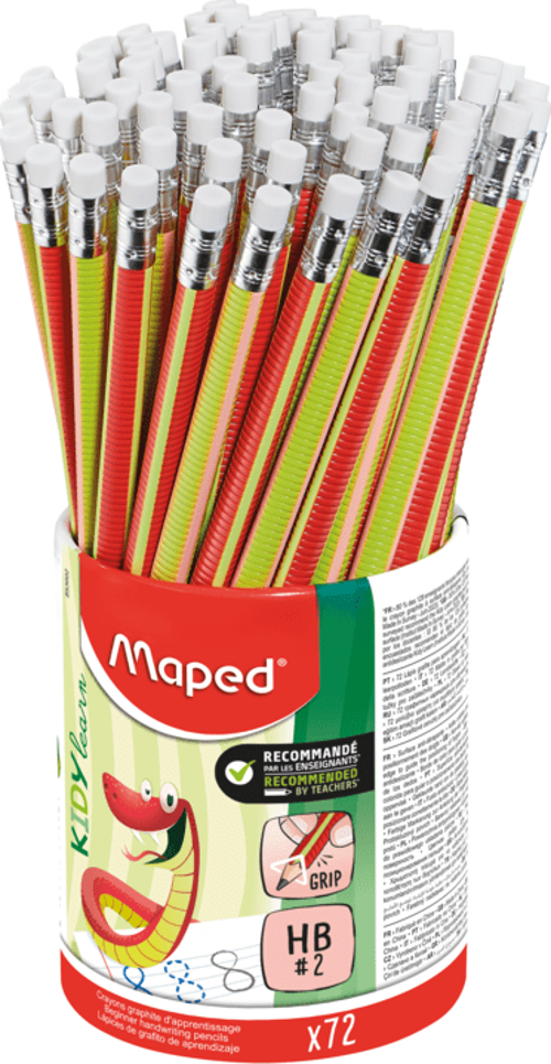Black Pep'S Kidy Learn Silgili Kurşun Kalem HB 72'Li Kavanoz 853602