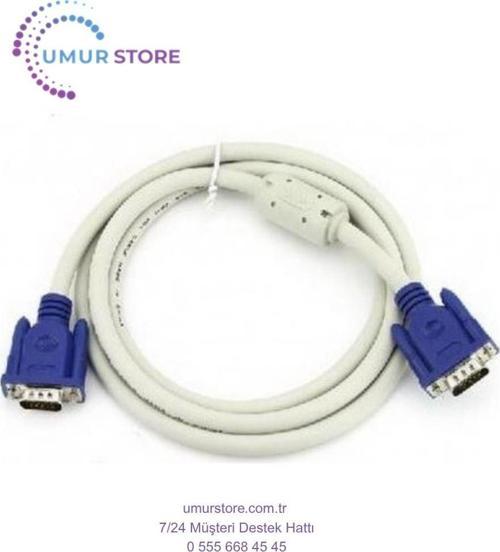 1.5M Vga Monitör Ekran Kablosu 15 Pin