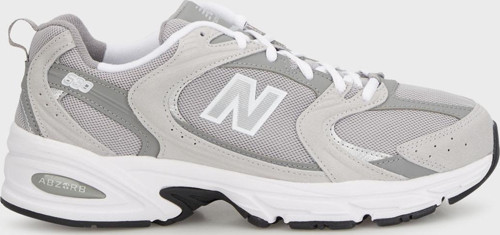 Logolu Süet Detaylı Sneaker Unisex Ayakkabı MR530CK GRİ