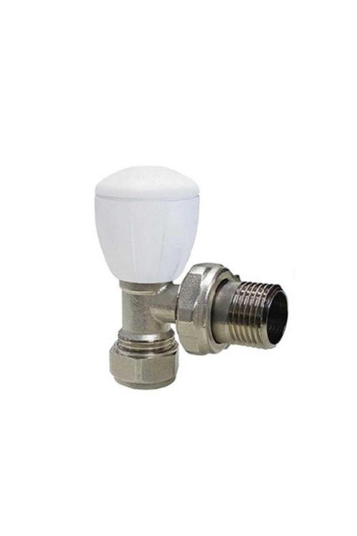 Banyo Tesisatı Yeni Tip Köşe Radyatör Vanası (Pex Boru Bağlantılı) Ikili Paket