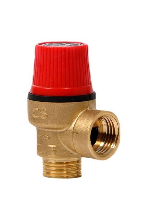 Banyo Tesisatı 1/2" Dış Dişli Emniyet Ventili 4 Bar