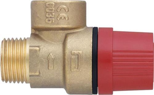 Banyo Tesisatı 3/4 Dış Dişli Emniyet Ventili 6 Bar