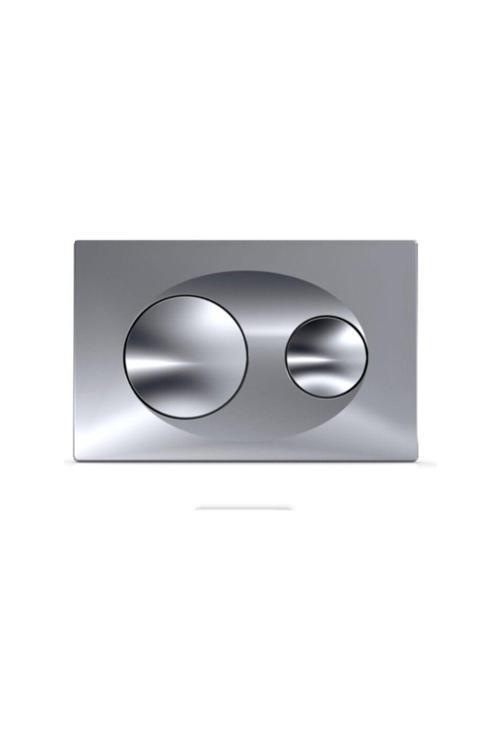 Rezervuar Gömme Rezervuar Kumanda Paneli P400120 Parlak Krom Panel (Metal Kaplama)