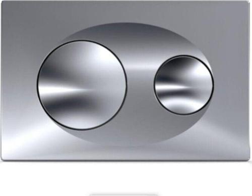 Rezervuar Gömme Rezervuar Kumanda Paneli P400120 Parlak Krom Panel (Metal Kaplama)