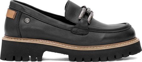 D25Ya-3695 Kadın Hakiki Deri Casual Ayakkabı Siyah