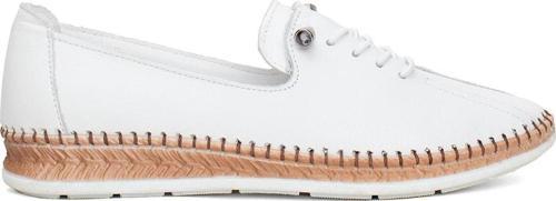 8786C Kadın Hakiki Deri Casual Ayakkabı Beyaz