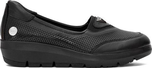 D25Ya-7450 Kadın Hakiki Deri Casual Ayakkabı Siyah