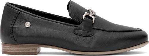 D25Ya-3090 Kadın Hakiki Deri Casual Ayakkabı Siyah