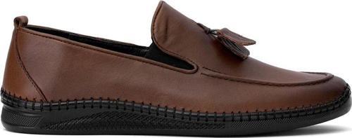 Elit Asbor4242C Erkek Hakiki Deri Rahat Ayakkabı Taba