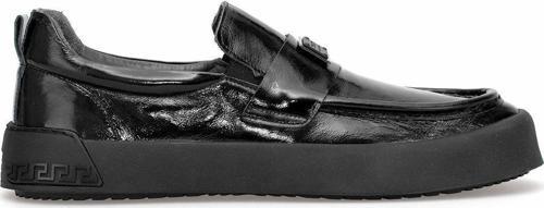 Lucıano Bellını 25Y-Alfa5405 Münih Hakiki Rugan Deri Erkek Casual Ayakkabı Siyah