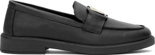 25By04.2121-V Kadın Hakiki Deri Casual Ayakkabı Siyah