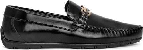 19461 Erkek Hakiki Deri Loafer Ayakkabı Siyah