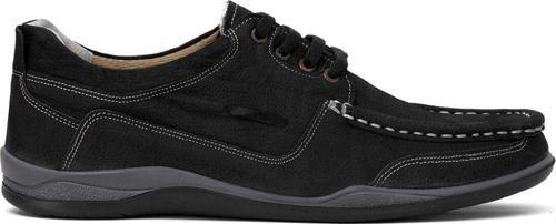 Elit Erlmast-999N Erkek Hakiki Deri Ortopedik Casual Ayakkabı Siyah