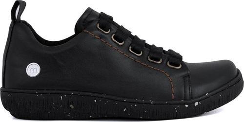 D24Ka-125 Kadın Hakiki Deri Casual Ayakkabı Siyah