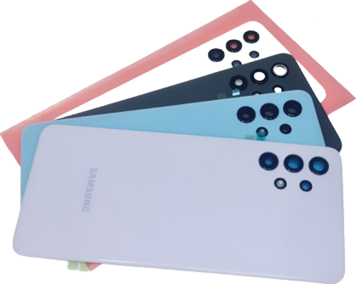 Samsung Galaxy A32 Arka Kapak (FULL Kamera Lensli ORJİNAL) SİYAH
