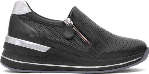 D25Ya-3505 Kadın Hakiki Deri Casual Ayakkabı Siyah